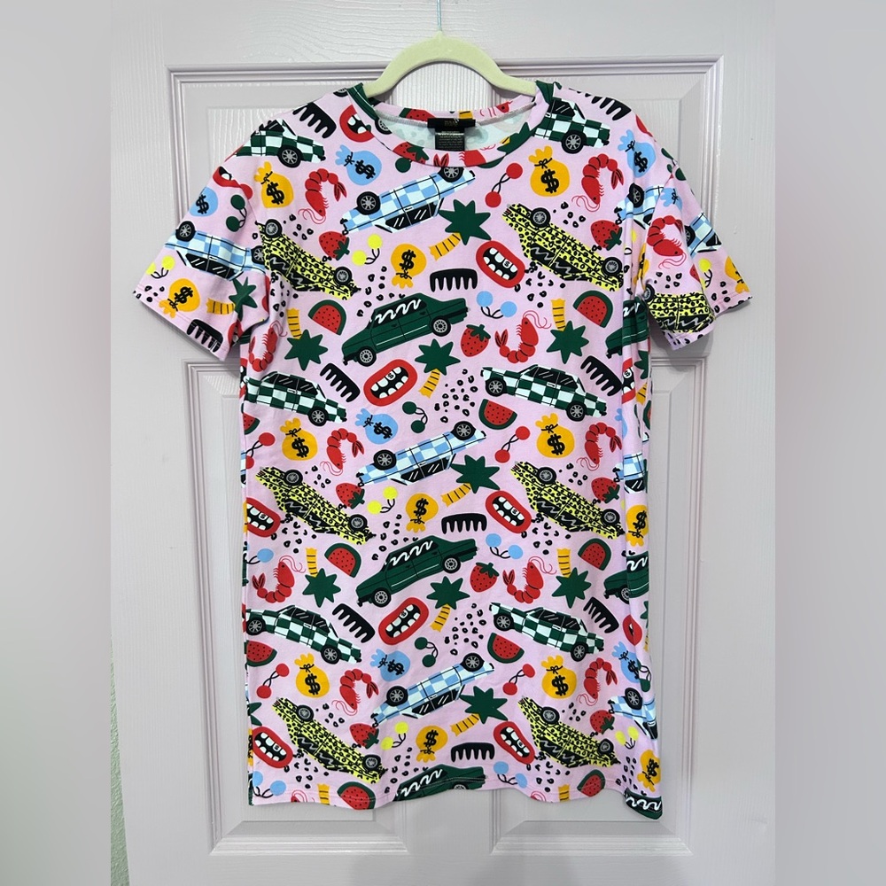 NWOT Nooworks Tee Dress in Roll Out Size Small